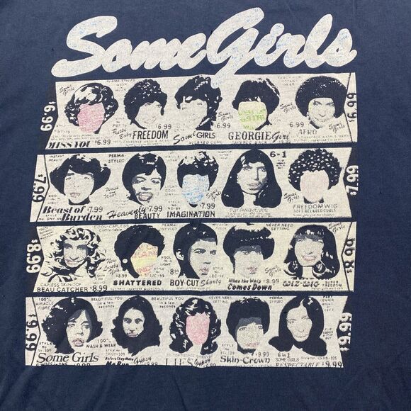The Rolling Stones - “Some Girls” - Black Shirt Medium 2000’s Chaser rare READ - Picture 2 of 5
